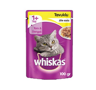 Whiskas Tavuk Etli Yetişkin Kedi Pouch Yaş Mama (85 g)