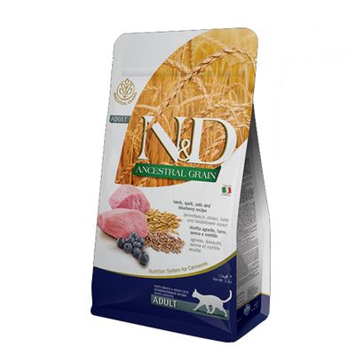 N&D Kuzulu & Yaban Mersinli Açık Yetişkin Kedi Maması