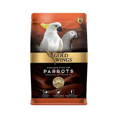 Gold Wings Premium Meyveli Büyük Irk Papağan Yemi (1 kg)