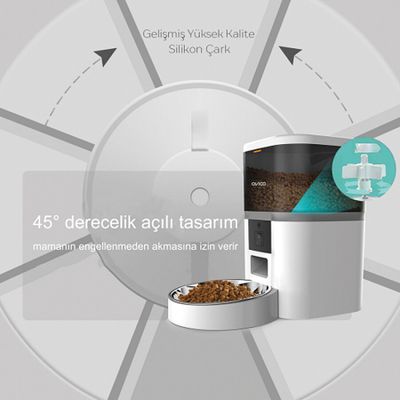Ovioo Otomatik Mama Makinesi 6 Lt Kameralı Wi-fi - Beyaz