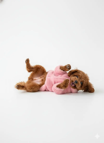 Furry Warmth Koleksiyonu - Polar Ceket Pembe (XS - S - M - L - XL)