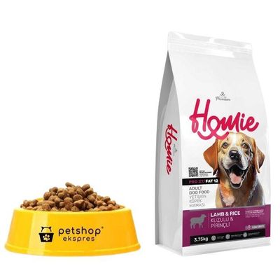 Homie Düşük Tahıllı Kuzulu ve Pirinçli Açık Yetişkin Köpek Maması 1000 g.
