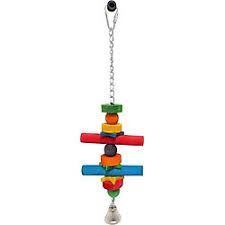 Wooden Birs Toys Zilli 2'li Ahşap Kuş Oyuncak (30x9cm)