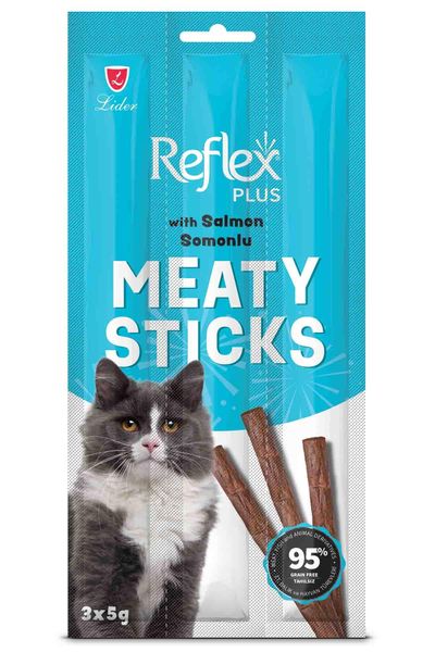 Reflex Plus Somonlu Kedi Ödül Çubuğu 3*5gr