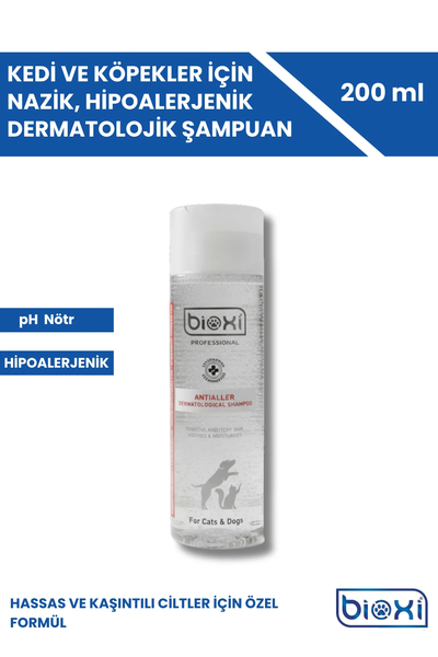 Bioxi Anti-Aller  Hassas Ciltler için Hipoalerjenik Şampuan 200 ml
