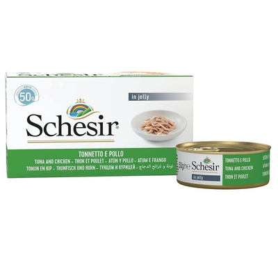 Schesir Tam ve Dengeli Ton Balığı Kedi Konservesi 50g