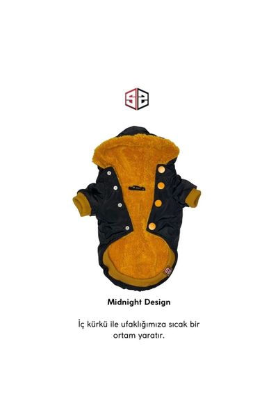 Midnight Design Köpek Su Geçirmez Mont Yağmurluk Km-101