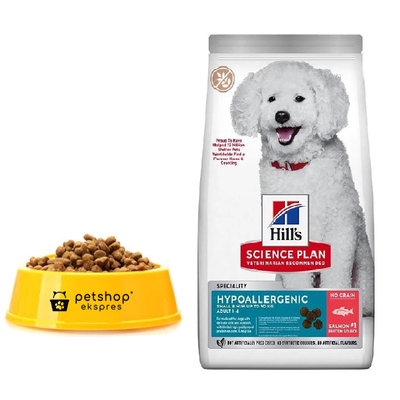 Hill's Hypoallergenic Somonlu Orta Irk Açık Köpek Maması