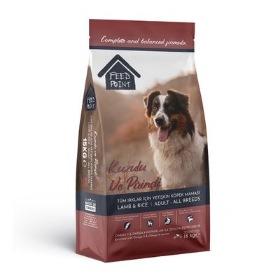FeedPoint Kuzulu Yetişkin Köpek Maması 15 Kg.