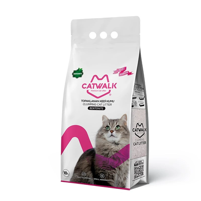 Catwalk Bebek Pudralı Topaklanan Kedi Kumu 5 Lt