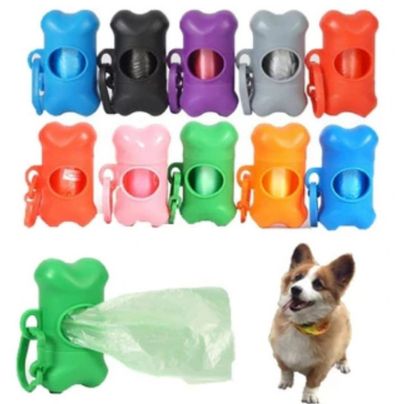Köpek Kaka Poşeti Taşıma Çantası + Kaka Poşeti (Mavi)