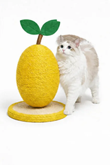Hasır İp Limon Kedi Tırmalama Tahtası 18x25 CM (İTHAL)