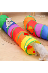 179 Düz Model Kedi Oyun Tüneli 115 cm