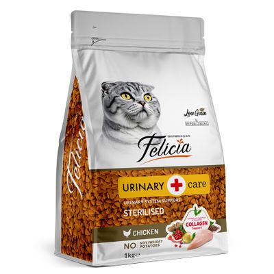 Felicia Düşük Tahıllı Yetişkin Kısır Tavuklu Kedi Maması 1000 gr