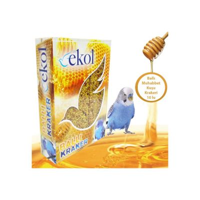 Ekol Ballı Muhabbet Kuşu Krakeri (10'lu) 8680445144501