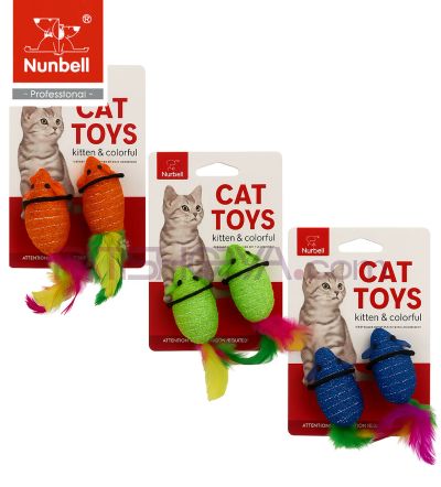 Nunbell Kedi Oyuncağı Simli Fare