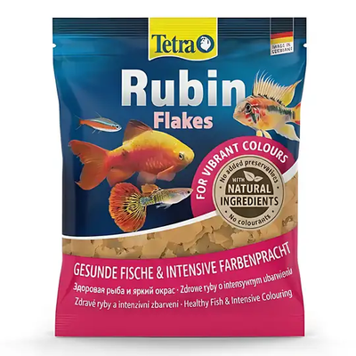 Tetra Rubin Flakes Balik Yemi 12 Gr