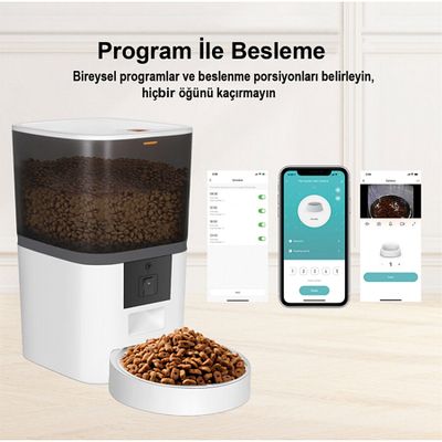 Ovioo Otomatik Mama Makinesi 6 Lt Kameralı Wi-fi - Siyah