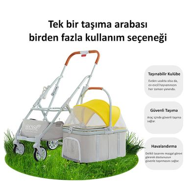Henan Benedict Pet Taşıma Arabası Yeşil BNDC-105