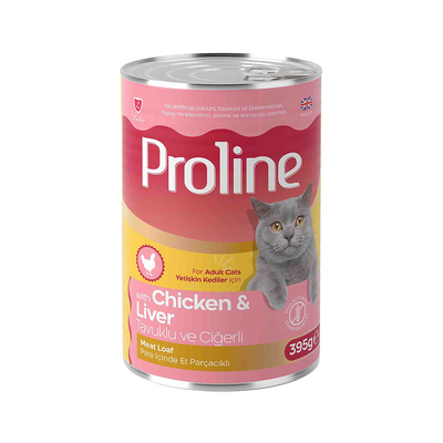 Proline Tavuklu ve Ciğerli Yetişkin Kedi Konservesi (395 g)