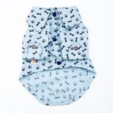 23452-Pawstar Blue Ossa Mevsimlik Shirt kıyafet  (3XL-4XL-5XL-6XL-7XL)