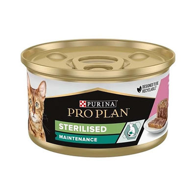 Pro Plan Sterilised Kısırlaştırılmış Somonlu Kedi Konservesi 85 Gr