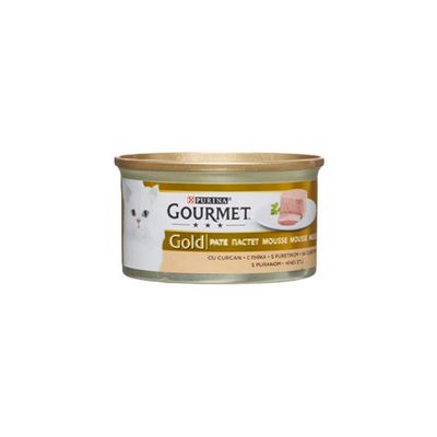 Purina Gourmet Gold Kıyılmış Hindili Kedi Konserve (85 g)