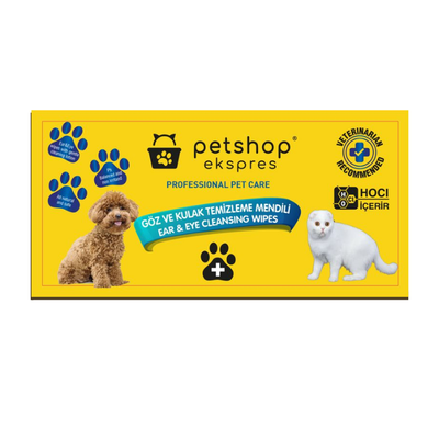 Kedi & Köpek Göz ve Kulak Temizleme Mendili