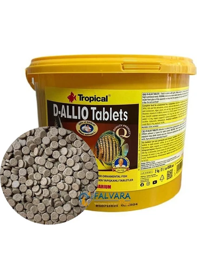 Tropical D-Allio Plus Sarımsaklı Tablet 100 Adet Kovadan Bölme