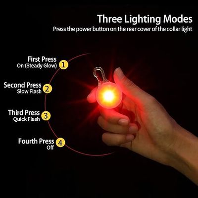 3 Fonksiyonlu Led Işıklı Evcil Hayvan Boyun Tasma Feneri