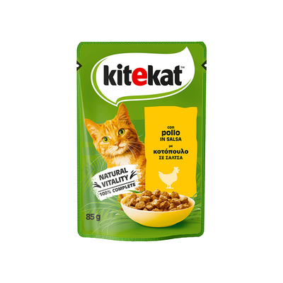 Kitekat Tavuk Etli Kedi Pouch Yaş Mama (85 g)