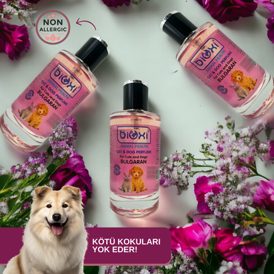 Bioxi Çiçek Kokulu  Kedi ve Köpek Parfümü 100 ml