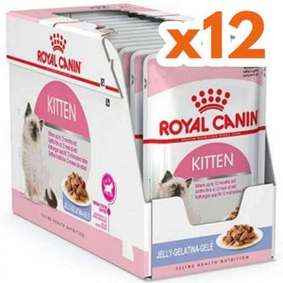 Royal Canin Jelly Kitten Yaş Yavru Kedi Maması 12 x 85gr