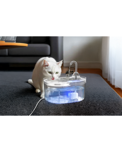 Şeffaf Otomatik Kedi Su Pınarı