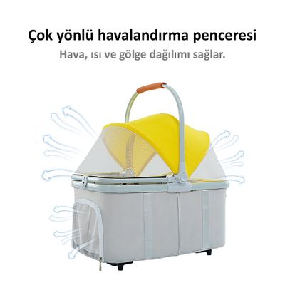 Henan Benedict Pet Taşıma Arabası Yeşil BNDC-105