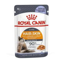 Pouch Gravy Hair Skin Hassas Tüylü Kedi Maması 85 Gr