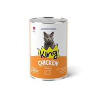 Sos İçerisinde Et Parçacıklı Tavuklu Kedi Konservesi 400 gr 