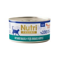 Okyanus Balıklı ve Midyeli Tahılsız Prebiyotikli Ezme Yetişkin Kedi Konservesi 70gr