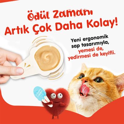 Wanpy Somonlu Kaşıklı Kedi Ödül Kreması 16 gr 1 Adet