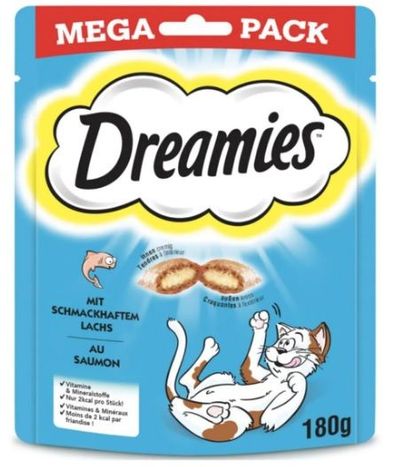 Dreamies Mega Boy  Somonlu (180 g)