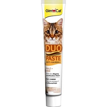 GimCat Anti-Hairball Duo Paste Peynir+Malt 50gr