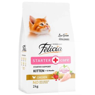 Felicia Kitten Tavuklu Az Tahıllı Yavru Kedi Maması 2 Kg 
