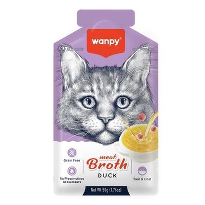 Wanpy Kediler için Ördek Eti Çorbası 50 Gr