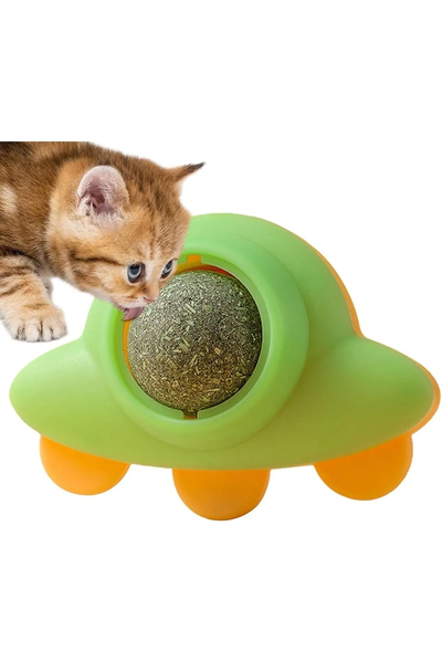 Yeni Model Uzay Catnip Kedi Çimi Topu Kedi Nanesi Oyuncağı Uzaygemi-catnip1