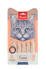 Wanpy Bağışık Güçlendirici Ton Balığı ve Somonlu Sıvı Kedi Ödül Maması 14gr x 5