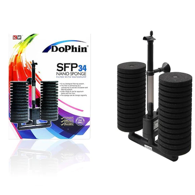 Dophin Nano Sponge Motorlu Pipo Filtre SFP-34 