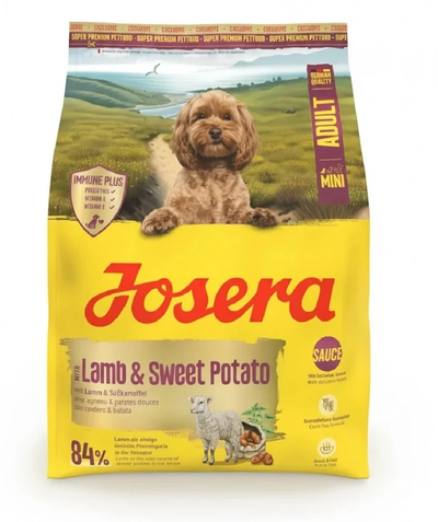 Josera Kuzu & Tatlı Patates Tahılsız Mini Irk Yetişkin Köpek Maması 900 g. (Orjinal Kapalı Ambalaj)