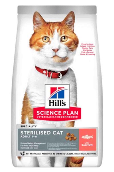 Hills Somonlu Kısırlaştırılmış Açık Kedi Maması