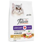 Felicia 2 Kg Kolajenli Somonlu Az Tahıllı Kısırlaştırılmış Kedi Maması HypoAllergenic Kedi Maması