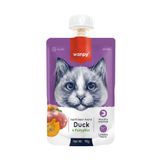 Wanpy Taze Ördek Etli ve Balkabaklı Kedi Et Ezmesi (90 g)